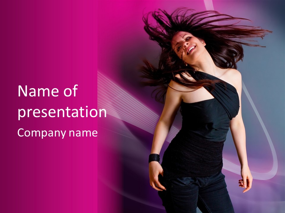 Listening Pretty Sound PowerPoint Template