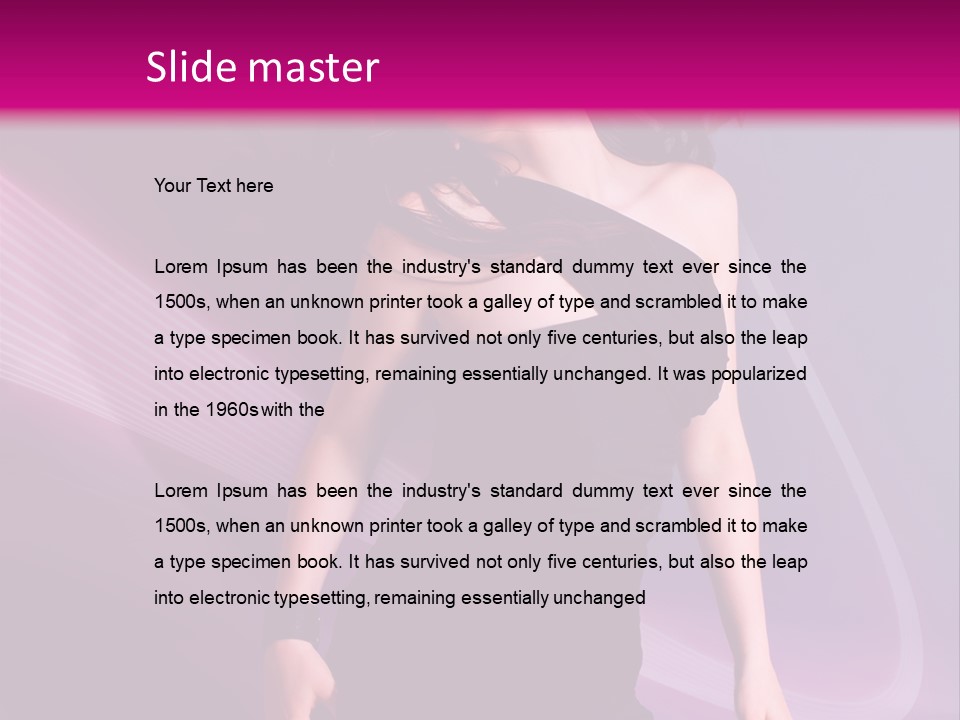 Listening Pretty Sound PowerPoint Template