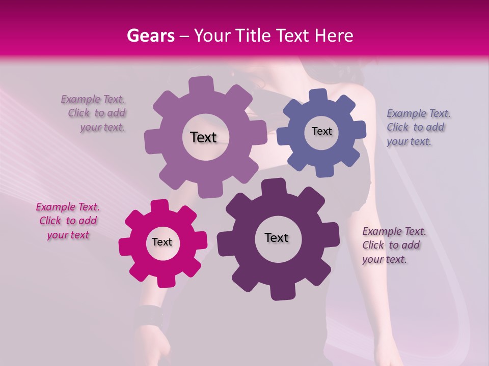 Listening Pretty Sound PowerPoint Template