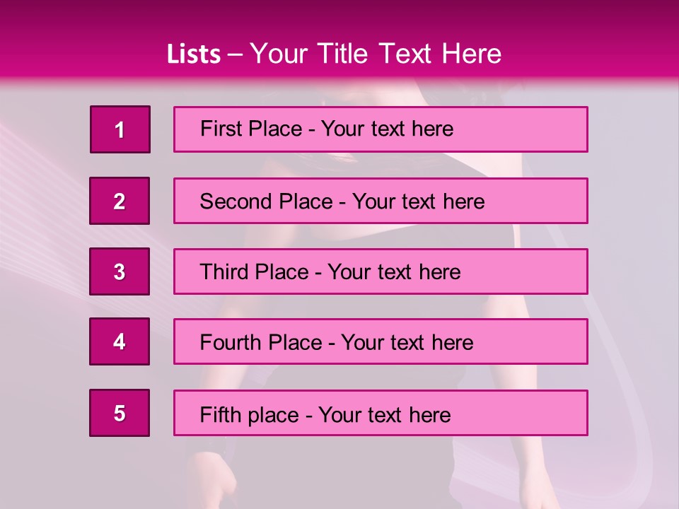 Listening Pretty Sound PowerPoint Template