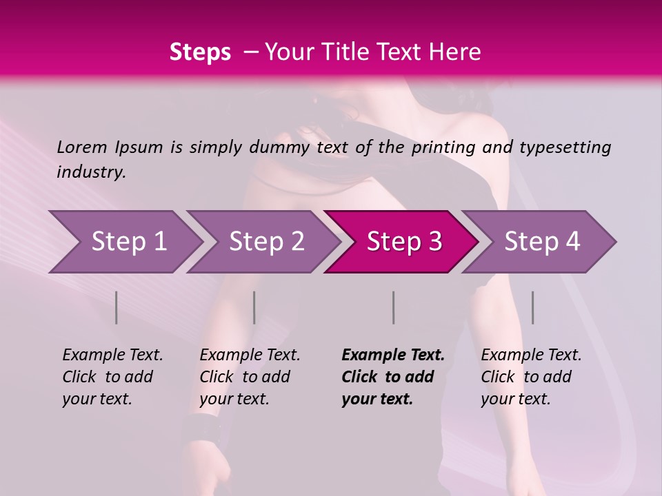 Listening Pretty Sound PowerPoint Template