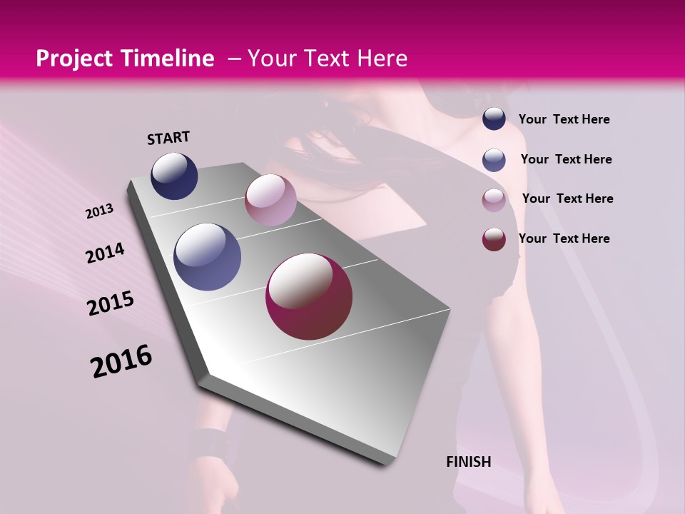 Listening Pretty Sound PowerPoint Template