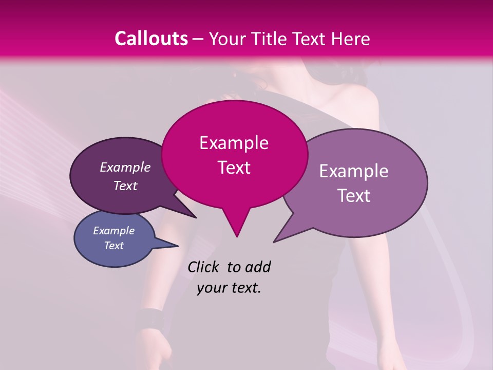 Listening Pretty Sound PowerPoint Template