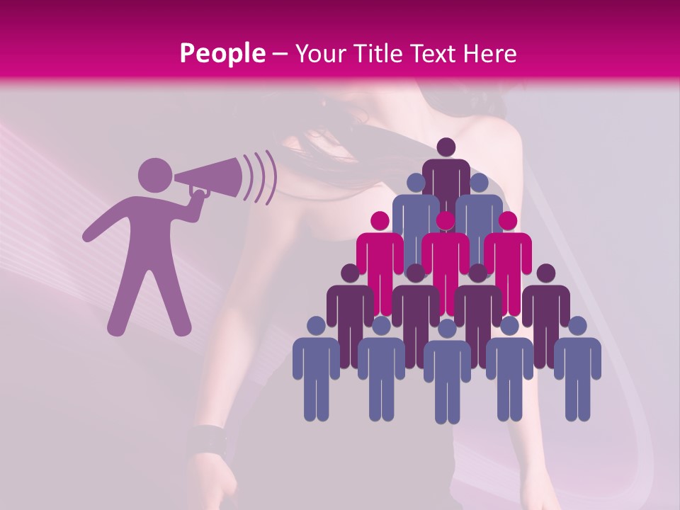 Listening Pretty Sound PowerPoint Template