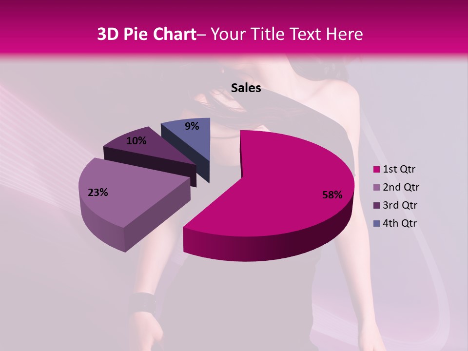 Listening Pretty Sound PowerPoint Template