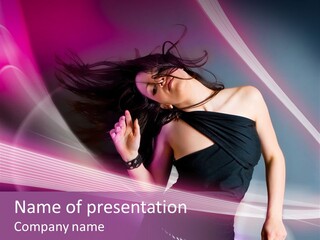 Disco Music Happiness PowerPoint Template