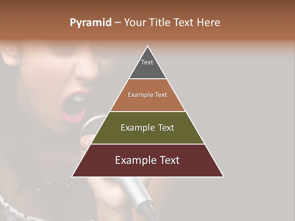 Caucasian Pretty Girl PowerPoint Template