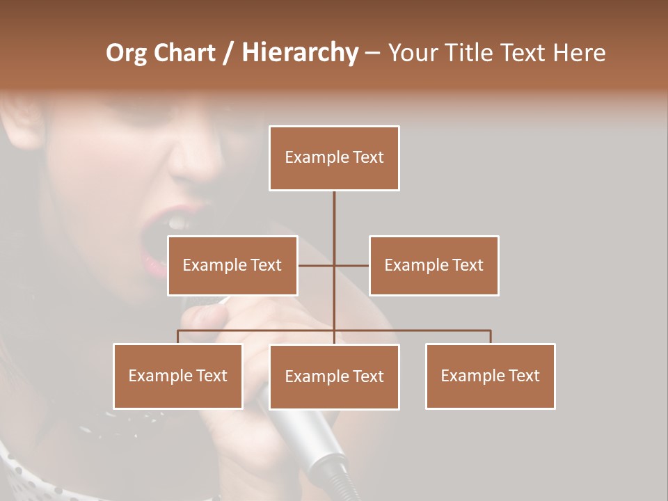 Caucasian Pretty Girl PowerPoint Template