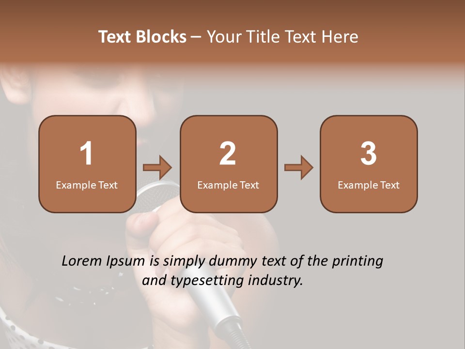 Caucasian Pretty Girl PowerPoint Template