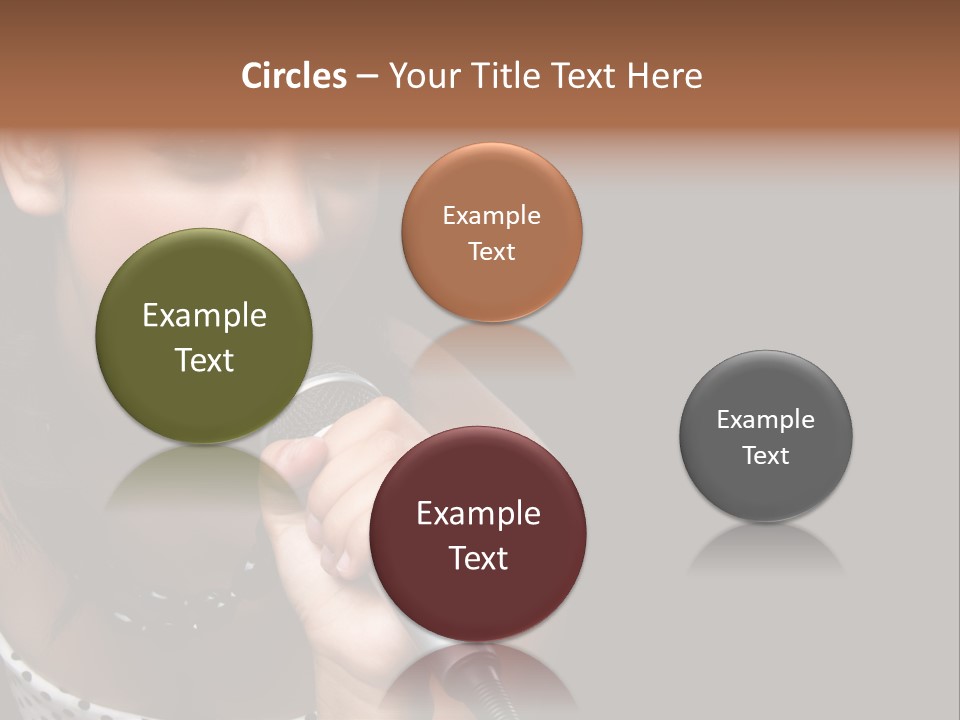 Caucasian Pretty Girl PowerPoint Template