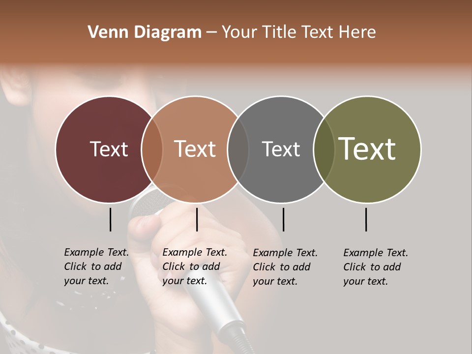 Caucasian Pretty Girl PowerPoint Template