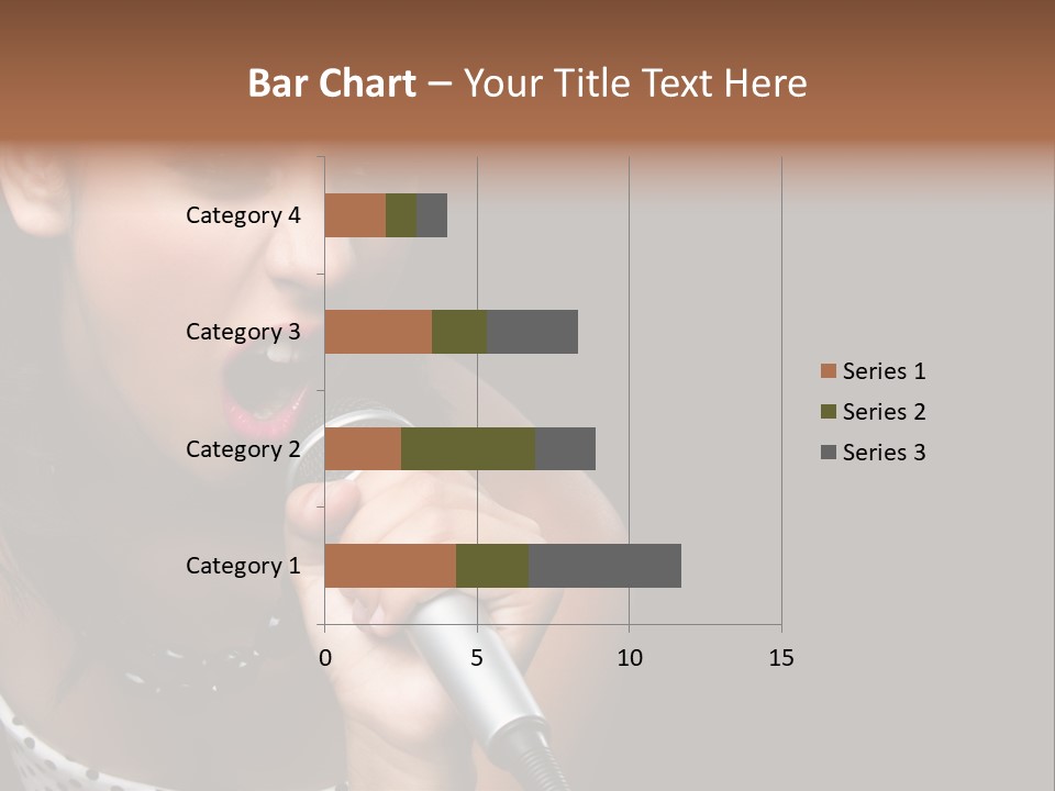 Caucasian Pretty Girl PowerPoint Template