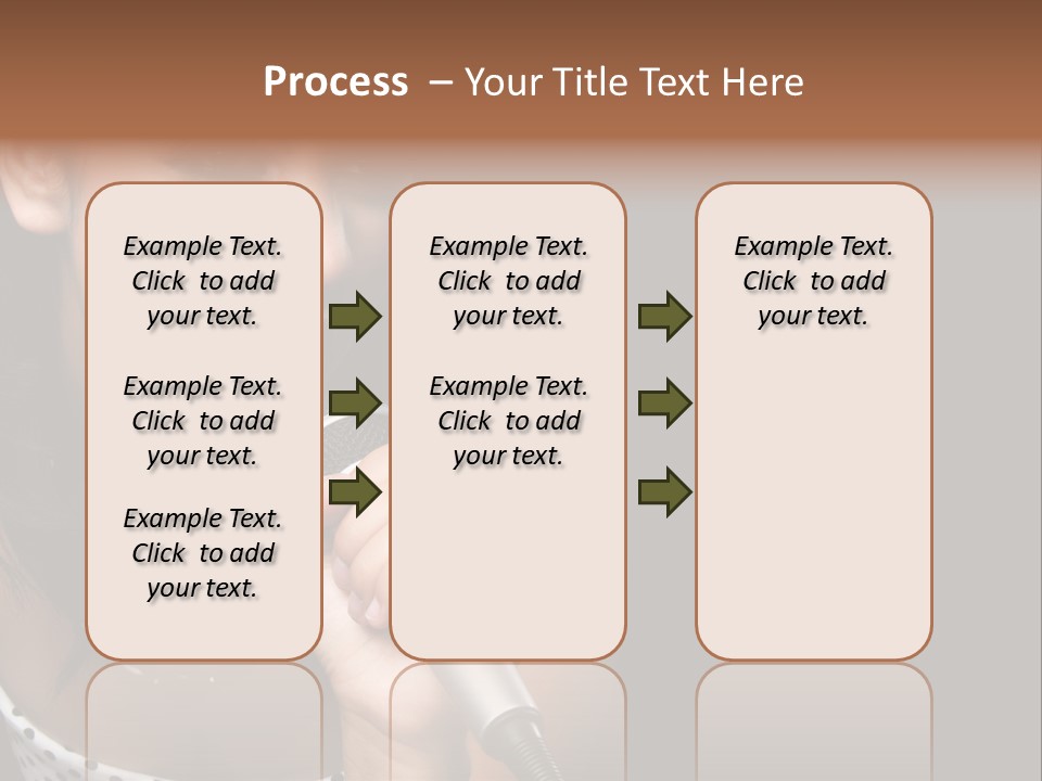 Caucasian Pretty Girl PowerPoint Template