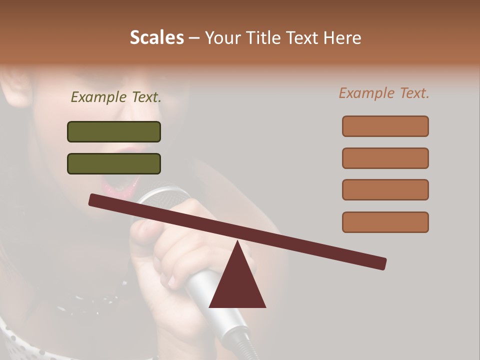 Caucasian Pretty Girl PowerPoint Template