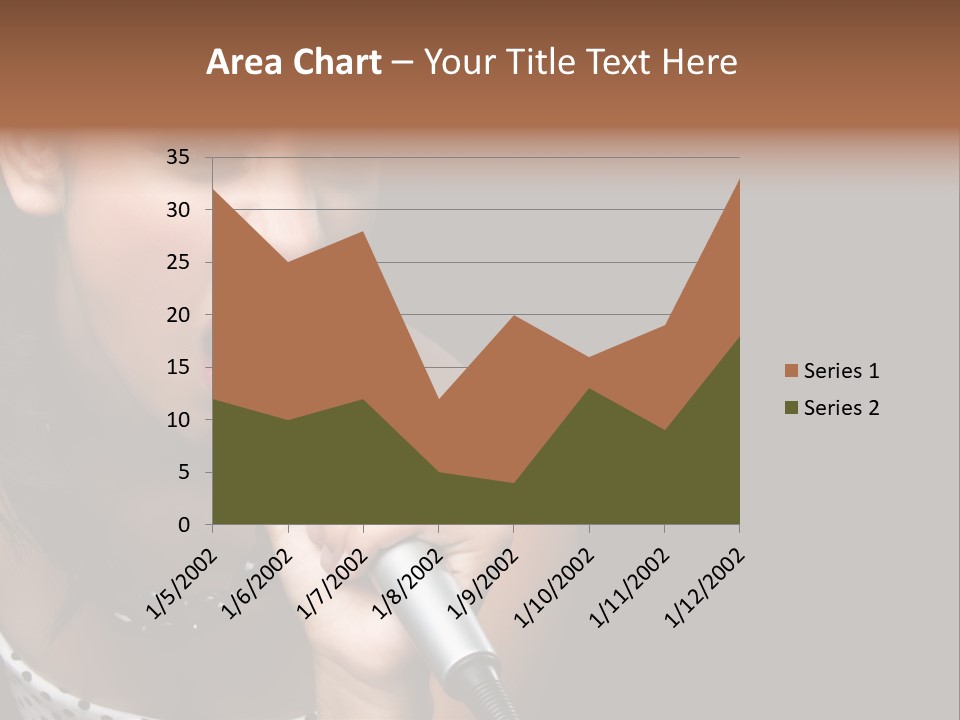 Caucasian Pretty Girl PowerPoint Template