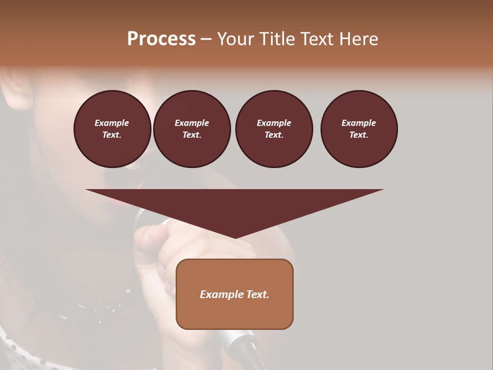 Caucasian Pretty Girl PowerPoint Template