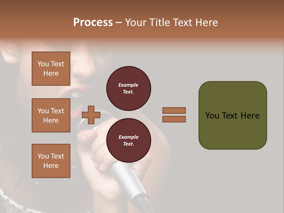Caucasian Pretty Girl PowerPoint Template