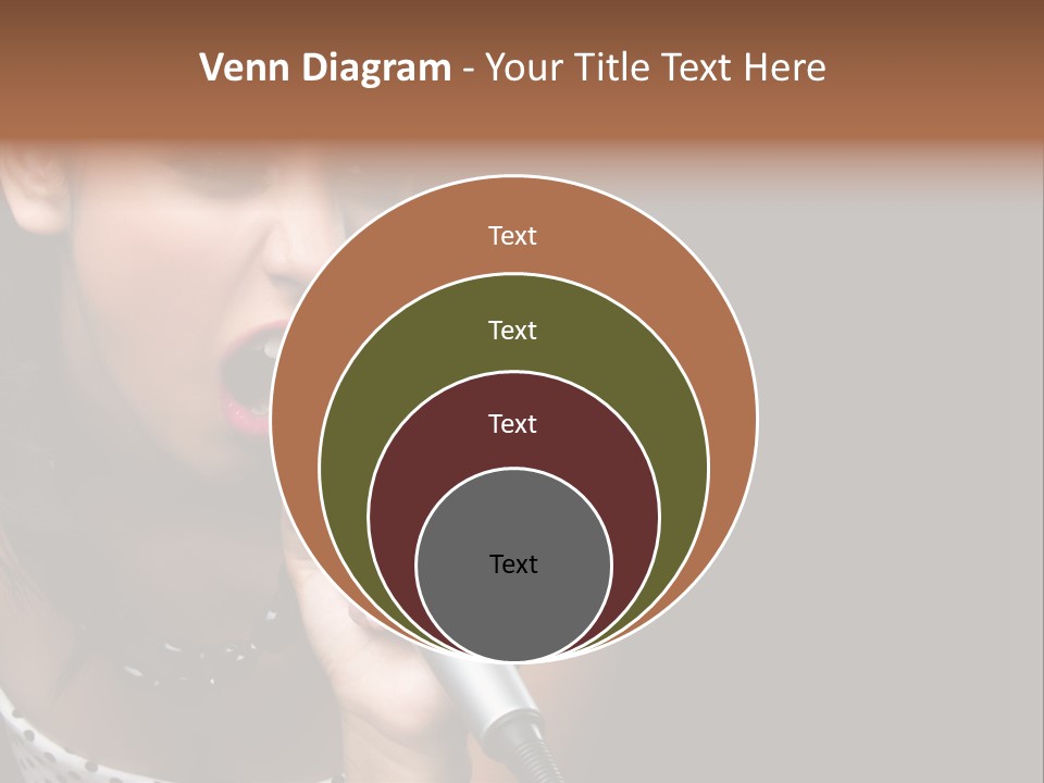 Caucasian Pretty Girl PowerPoint Template