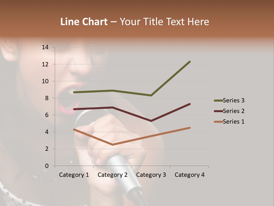 Caucasian Pretty Girl PowerPoint Template