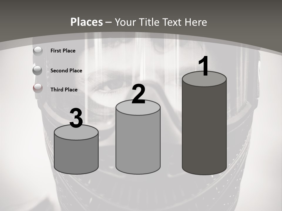 Equipment Person Black PowerPoint Template