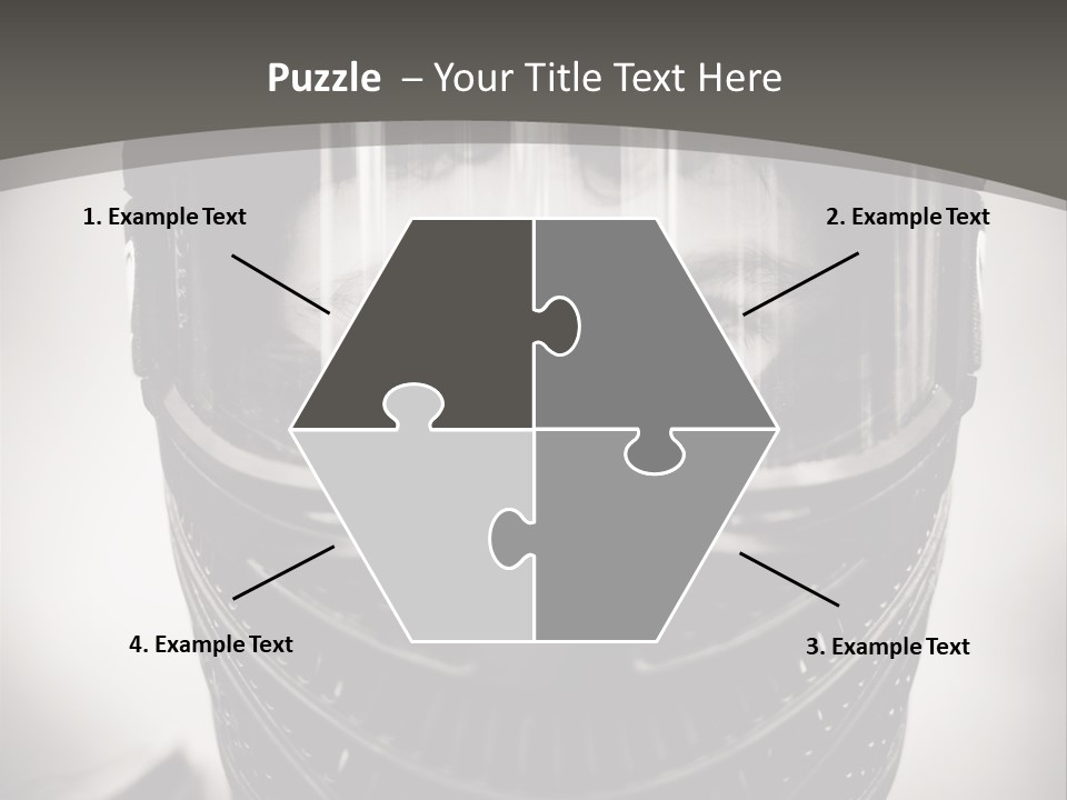 Equipment Person Black PowerPoint Template