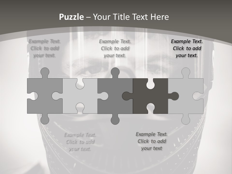 Equipment Person Black PowerPoint Template