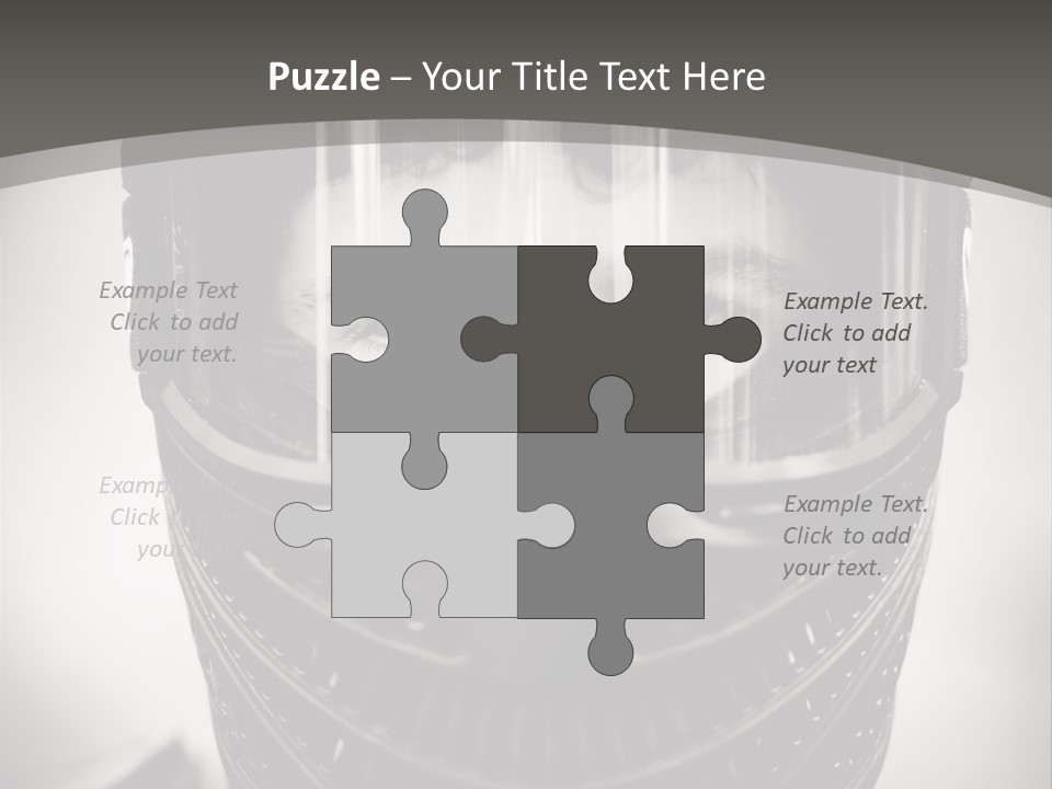 Equipment Person Black PowerPoint Template