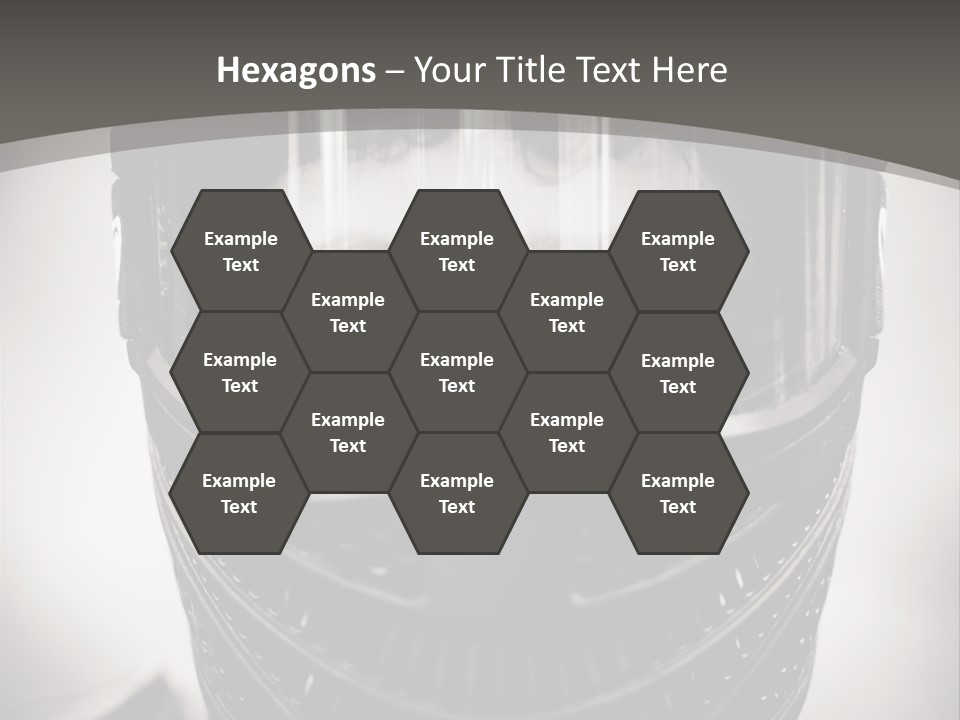 Equipment Person Black PowerPoint Template