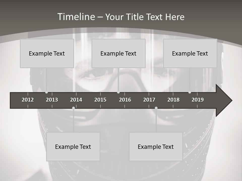 Equipment Person Black PowerPoint Template