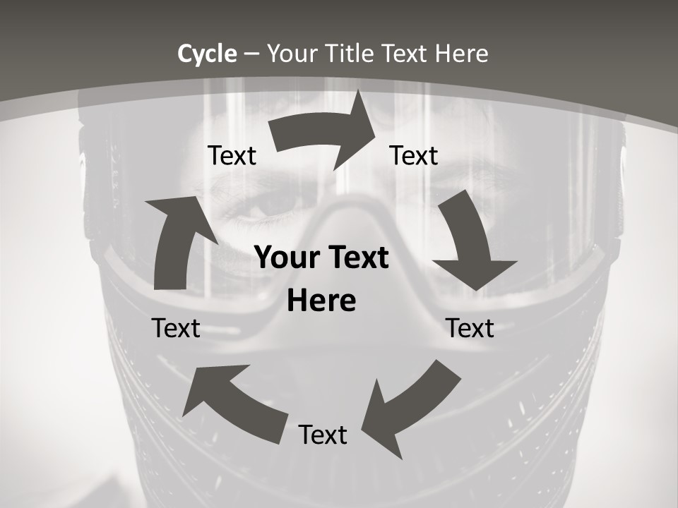 Equipment Person Black PowerPoint Template