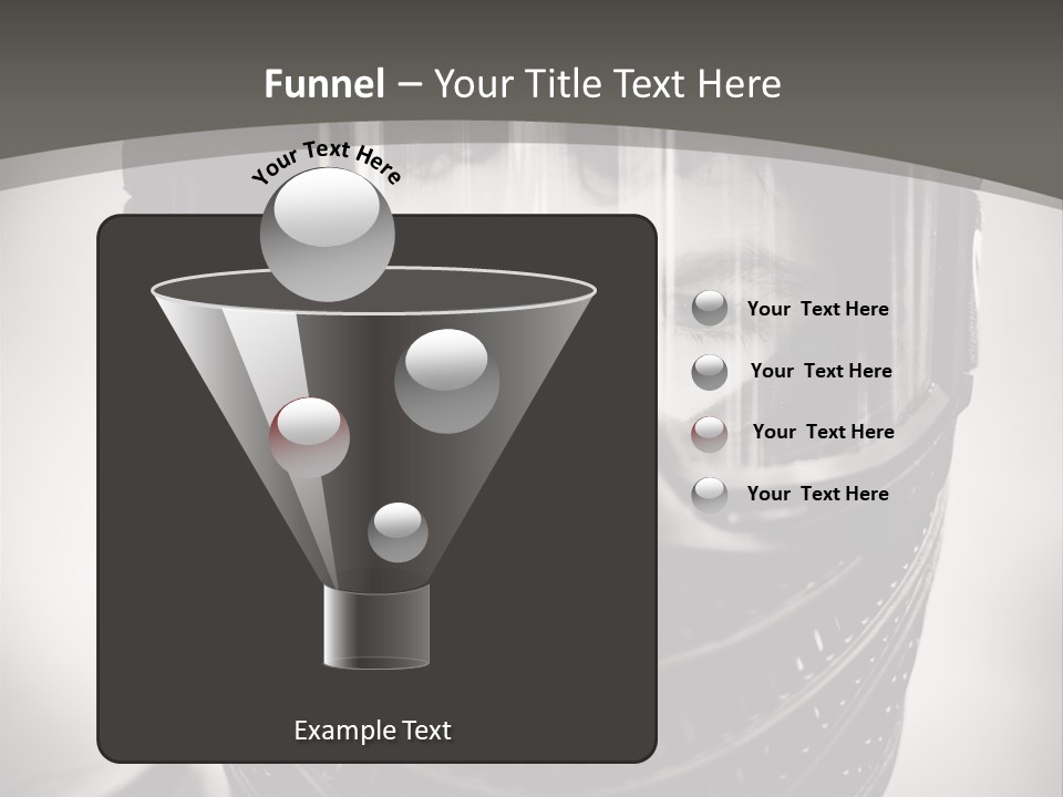 Equipment Person Black PowerPoint Template