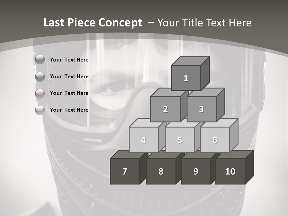 Equipment Person Black PowerPoint Template