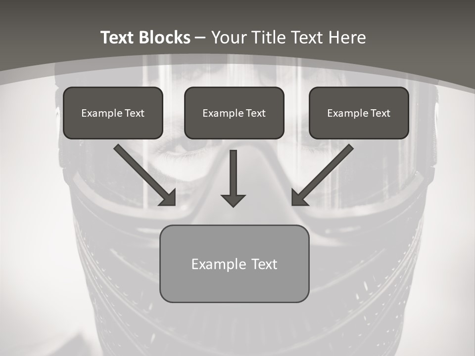 Equipment Person Black PowerPoint Template