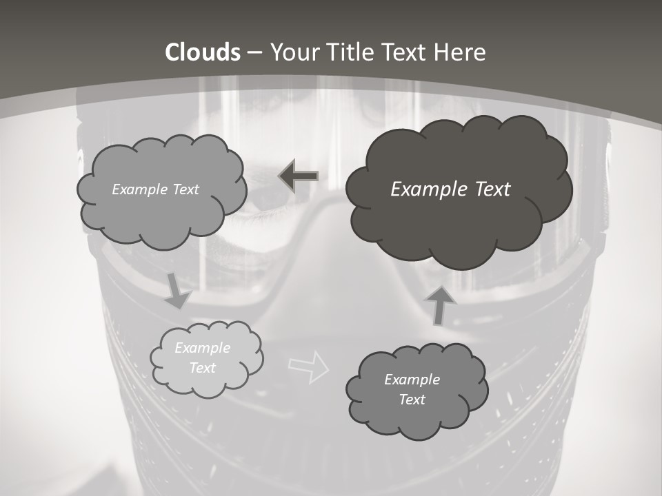 Equipment Person Black PowerPoint Template