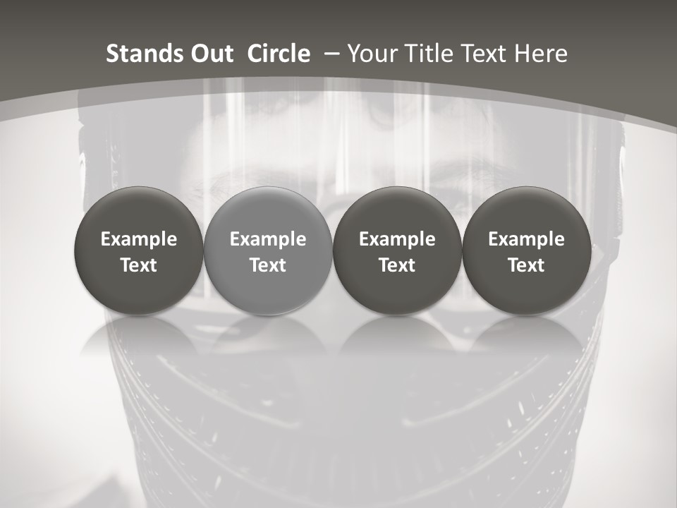 Equipment Person Black PowerPoint Template