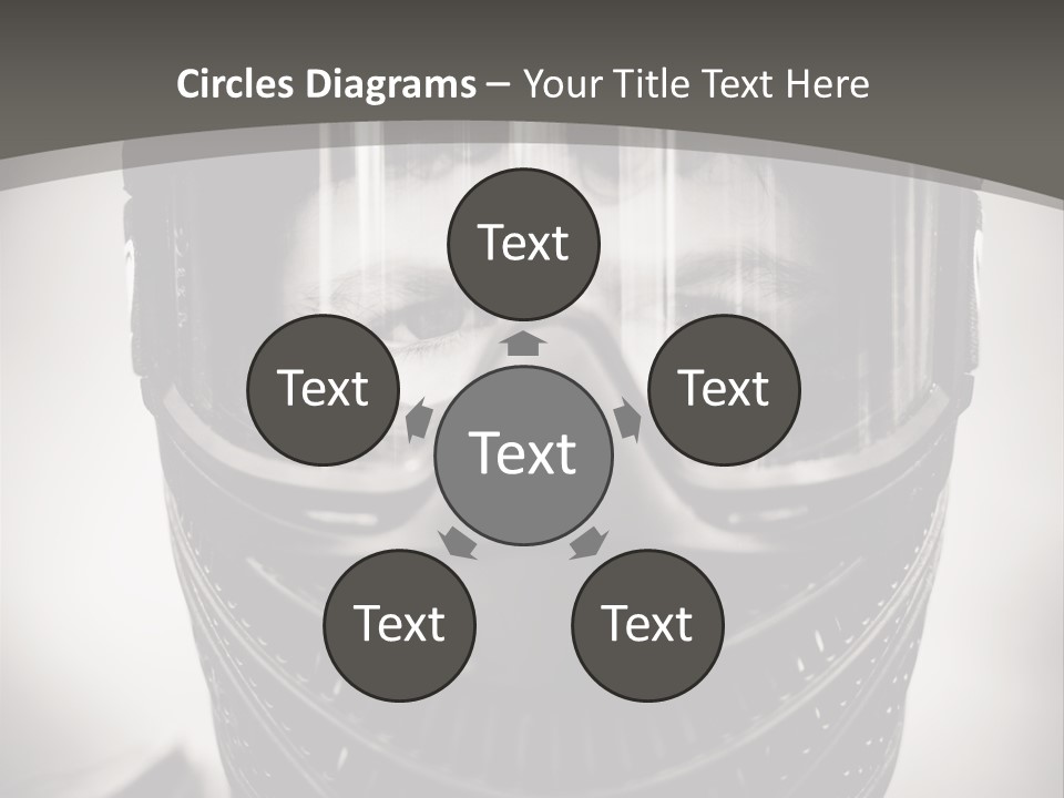 Equipment Person Black PowerPoint Template