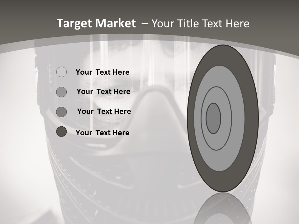 Equipment Person Black PowerPoint Template