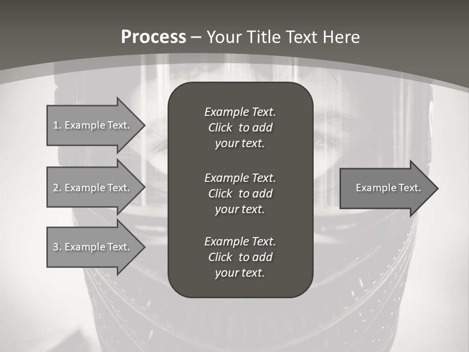 Equipment Person Black PowerPoint Template