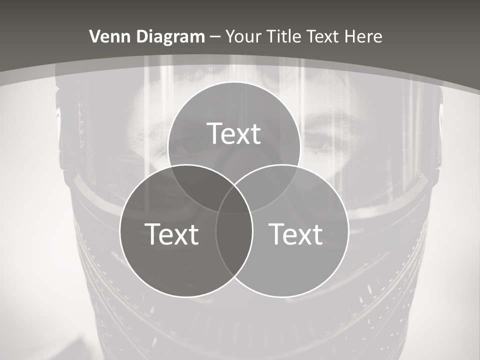 Equipment Person Black PowerPoint Template