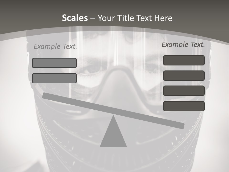 Equipment Person Black PowerPoint Template