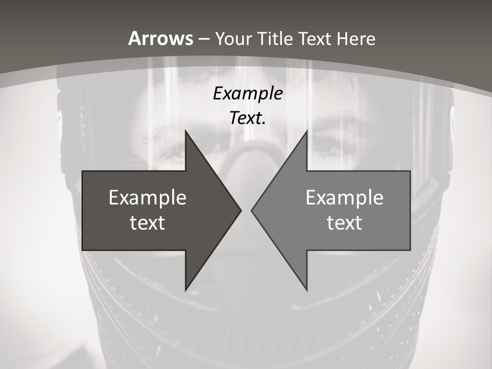 Equipment Person Black PowerPoint Template