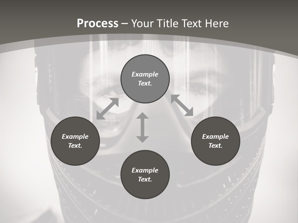 Equipment Person Black PowerPoint Template