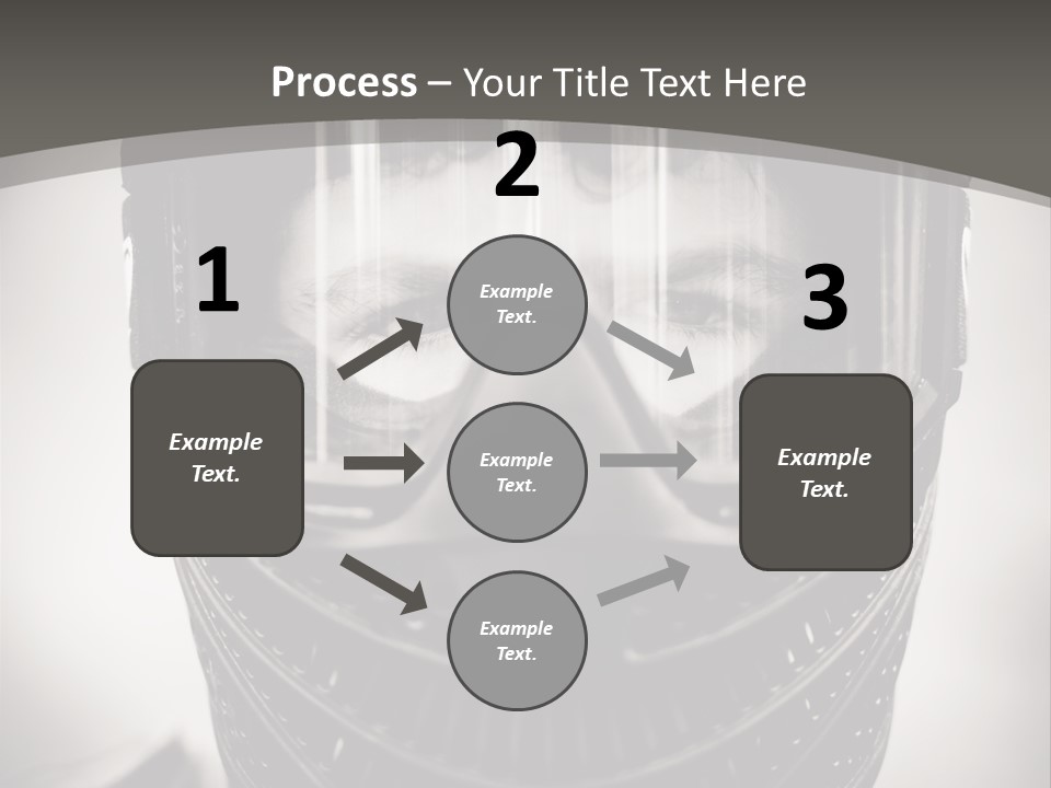 Equipment Person Black PowerPoint Template