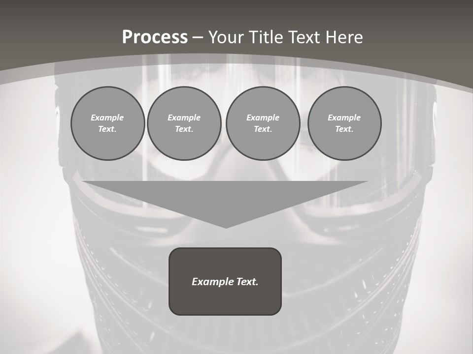 Equipment Person Black PowerPoint Template