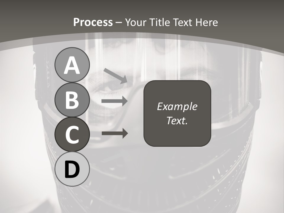 Equipment Person Black PowerPoint Template
