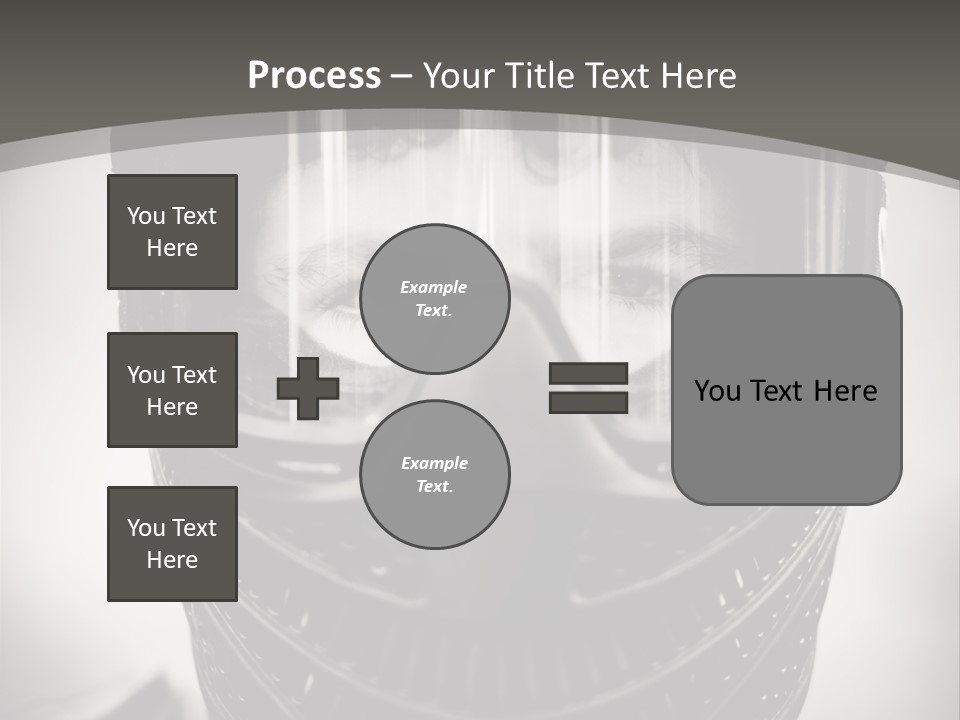 Equipment Person Black PowerPoint Template