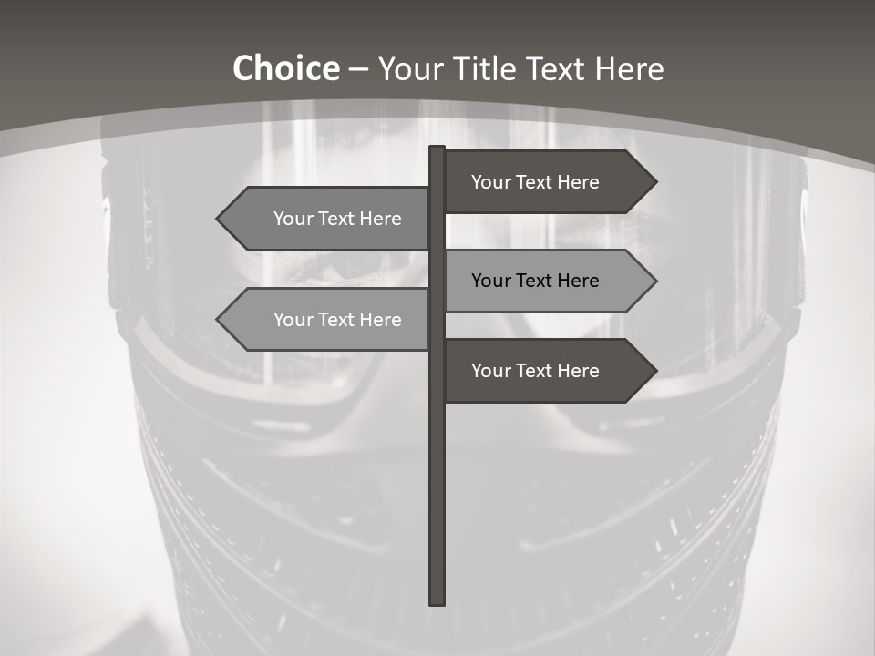 Equipment Person Black PowerPoint Template