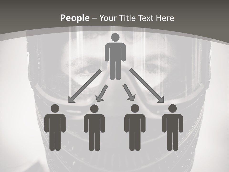 Equipment Person Black PowerPoint Template