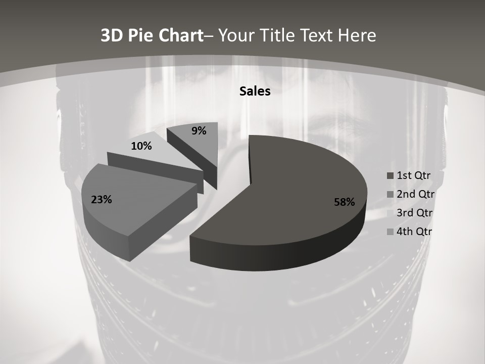 Equipment Person Black PowerPoint Template