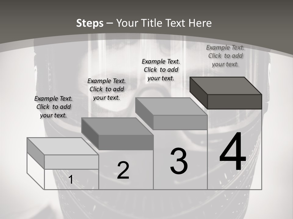 Equipment Person Black PowerPoint Template